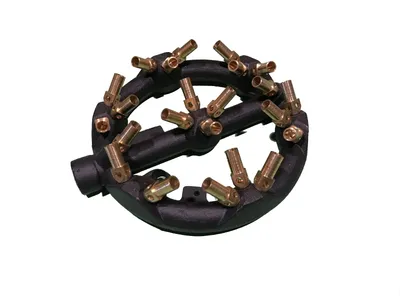 23-tip jet burner for a Chinese wok range