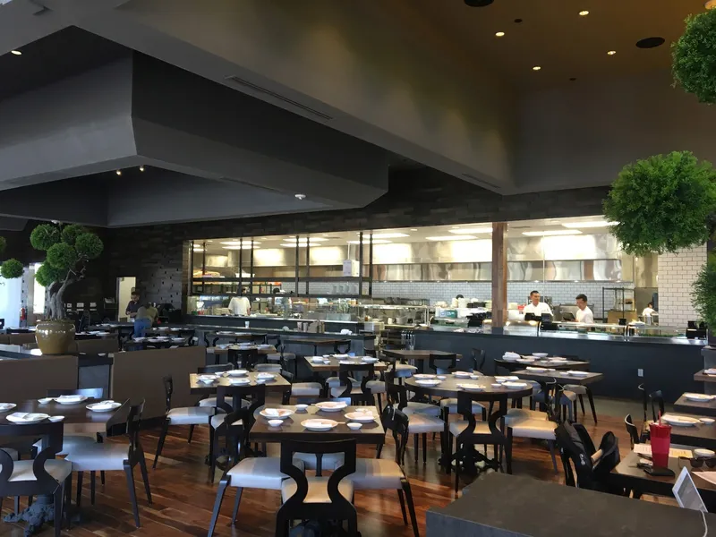 Completed commercial kitchen build-out with stainless steel equipment